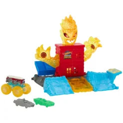 Hot Wheels Monster Trucks Power Smashers Torch Tower Takedown