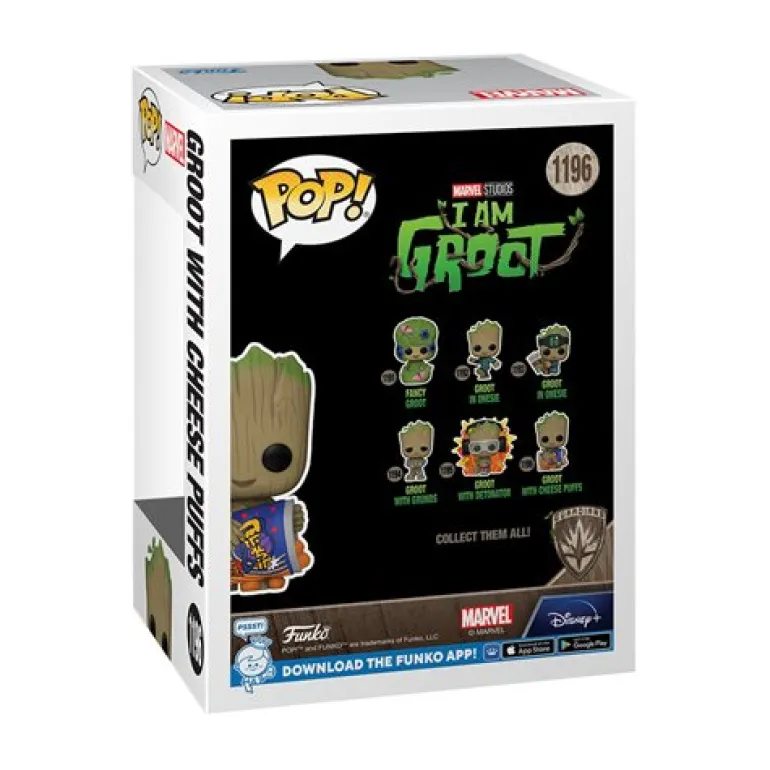 I Am Groot - Groot with Cheese Puffs Funko Pop! Vinyl Figure