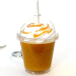 Ice Coffee Charm with Keyring