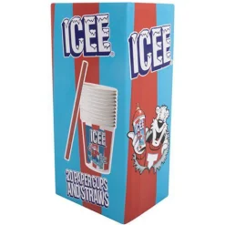 ICEE 20 Paper Cups & Straws