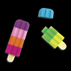 Icy Pops Fruit Scented Puzzle Erasers Set of 4
