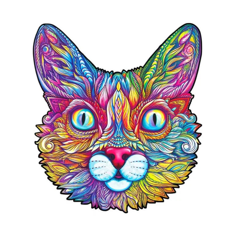 Impressive Cat Wooden Puzzle