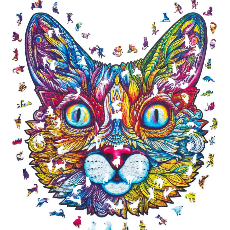 Impressive Cat Wooden Puzzle