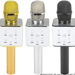 3 In 1 Wireless Handheld Karaoke Microphone Assorted Colors