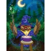 Jewel Birthday Card Wizard with Scepter