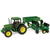 1:32 John Deere 6410 Tractor with Barge Wagon and Wing Disk