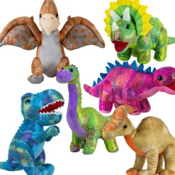 11"-14" Jumbo Metallic Dinosaurs Assorted Styles