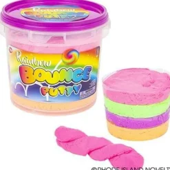 Jumbo Rainbow Bouncing Putty Bucket