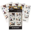 Jurassic Park 96 Piece 4 Sheet Tattoo Set