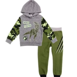 JURASSIC WORLD Boys Toddler 2PC Fleece Hoodie Set