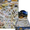 Jurassic World Raised Sticker Sheet
