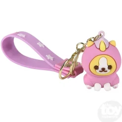 2" Kawaii Animal Wristlet Clip On