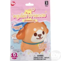 3.25" Kawaii Animals Squish Backpack Clip