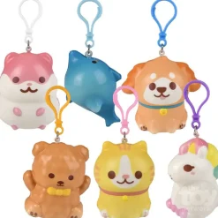 3.25" Kawaii Animals Squish Backpack Clip