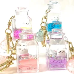 Kitty Jar Floaty Key Charm