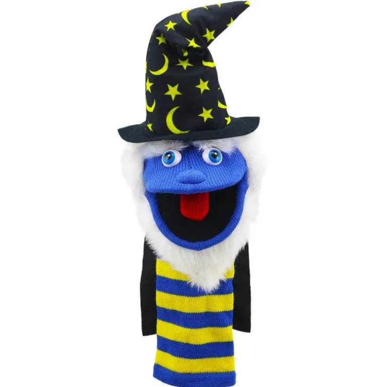 Knitted Puppets - Wizard