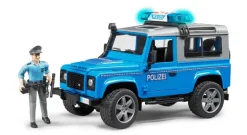 Land Rover Police Vehicle with Policeman