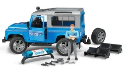 Land Rover Police Vehicle with Policeman