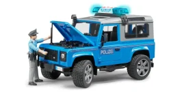 Land Rover Police Vehicle with Policeman