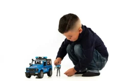 Land Rover Police Vehicle with Policeman