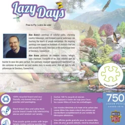 Lazy Days - Free to Fly - 750 Piece Puzzle