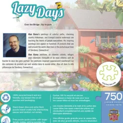 Lazy Days - Over the Bridge - 750 Piece Puzzle