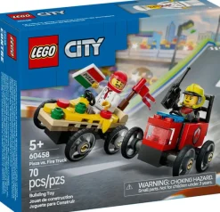LEGO City - Pizza vs. Fire Truck Race Car Pack