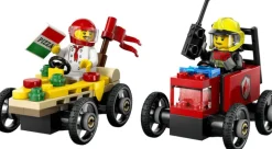 LEGO City - Pizza vs. Fire Truck Race Car Pack