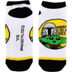 LEGO x Star Wars The Mandalorian Grogu Youth - 5 Pair Ankle Socks