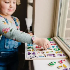 Lift & See Peg Puzzle - Alphabet