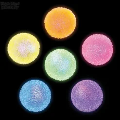 2.5" Light-Up Crystal Bouncy Ball Assorted Colors
