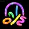8" Light-Up Pop Fidget Tube-Carded