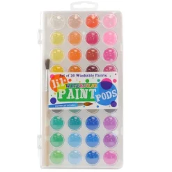 Lil' Paint Pods Watercolor Paint - Set of 36 Colors