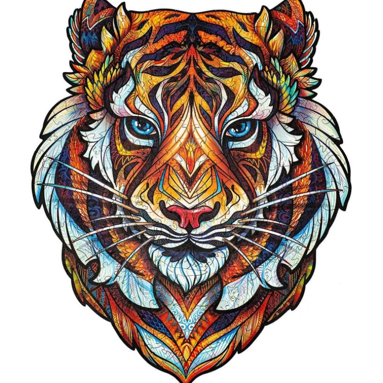 Lovely Tiger Wooden Puzzle