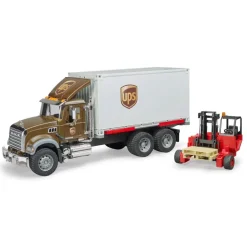 MACK Granite UPS Logistics Truck + Forklift