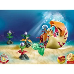 Magic - Mermaid with Sea Snail Gondola