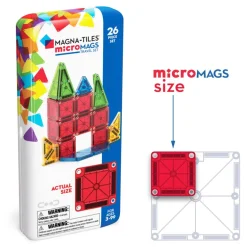 Magna-Tiles microMAGS 26 Piece Travel Set