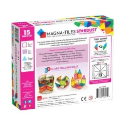 Magna-Tiles Stardust 15 Piece Set - Mixed Colors