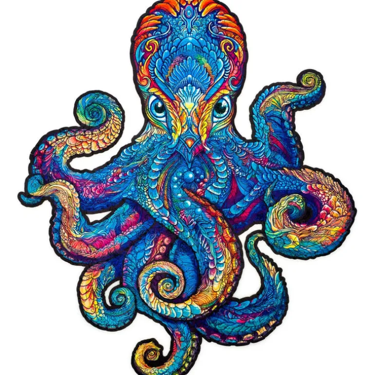Magnetic Octopus Wooden Puzzle