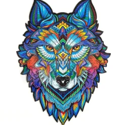 Majestic Wolf Wooden Puzzle
