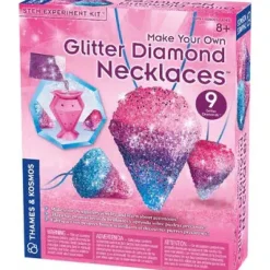 Make Your Own Glitter Diamond Necklace