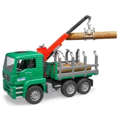 MAN TGA Timber Truck with Loading Crane with 3 Logs