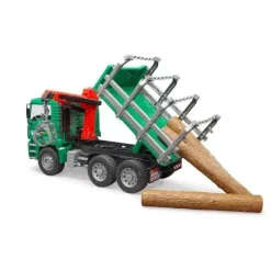 MAN TGA Timber Truck with Loading Crane with 3 Logs