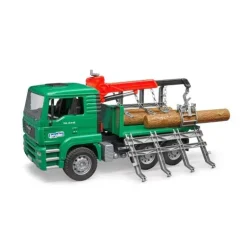 MAN TGA Timber Truck with Loading Crane with 3 Logs