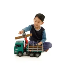 MAN TGA Timber Truck with Loading Crane with 3 Logs