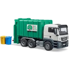 MAN TGS Rear Loading Garbage Truck - Green