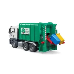 MAN TGS Rear Loading Garbage Truck - Green