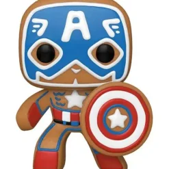 Marvel Holiday - Gingerbread Captain America Pop! Vinyl Figure