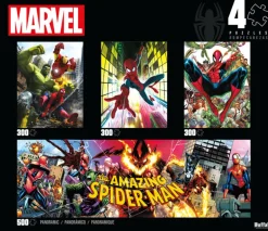 Marvel: The Amazing Spider-Man: 4 X 1 Multipack - 300 & 500 Piece Puzzles