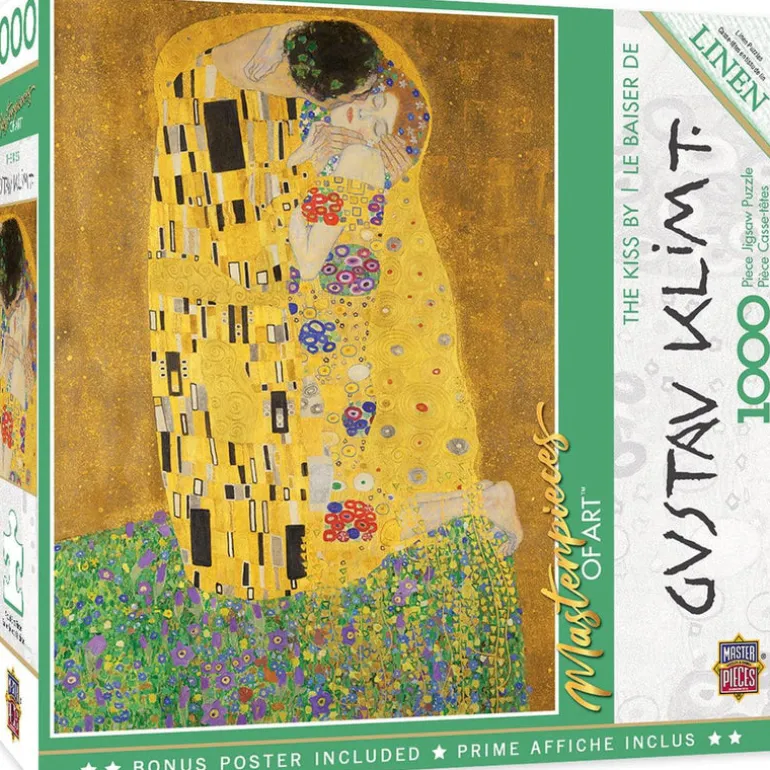 Masterpieces of Art - The Kiss - 1000 Piece Puzzle